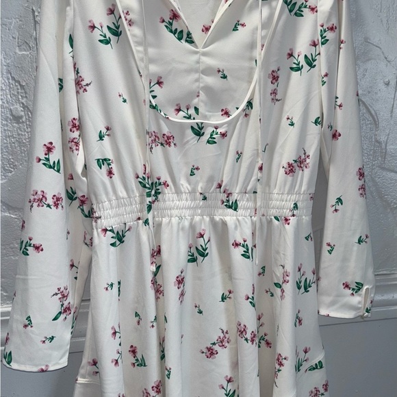 Express / Dresses / Express white Neck Tie dress - Picture 3 of 16